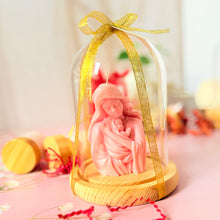 Cargar imagen en el visor de la galería, Vela Madonna – Vela de Soya en Domo de Cristal Transparente