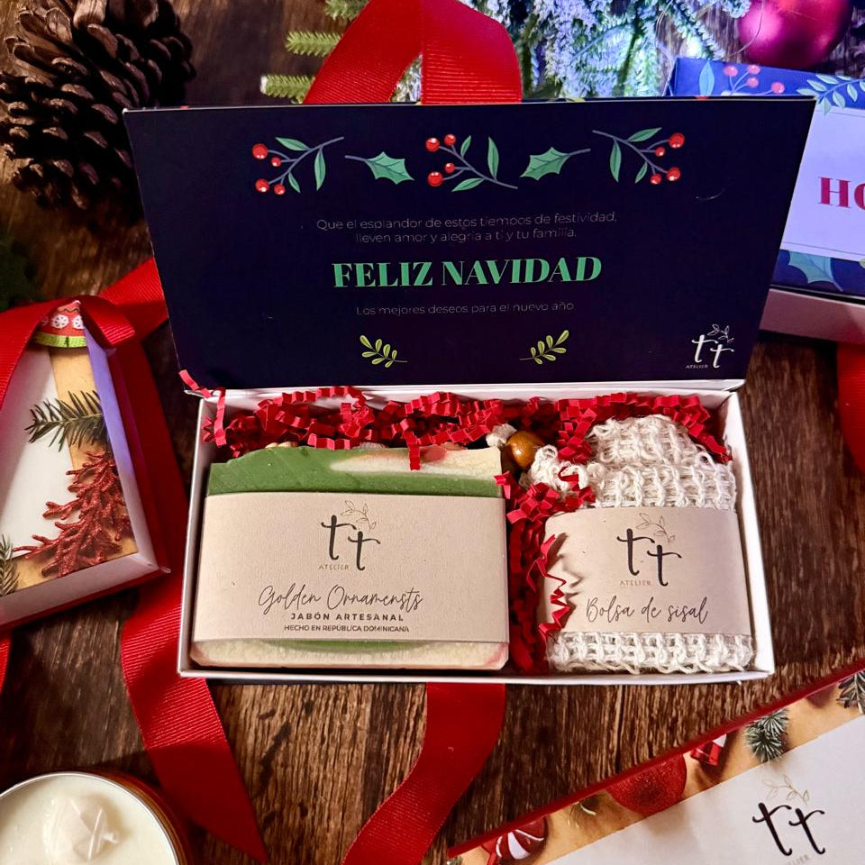 Mini Box – Jabón Artesanal + Bolsa de Sisal