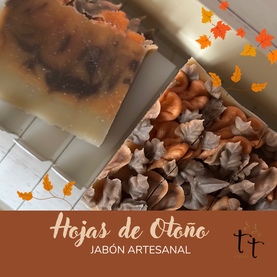 Hojas de otoño (jabón en barra)